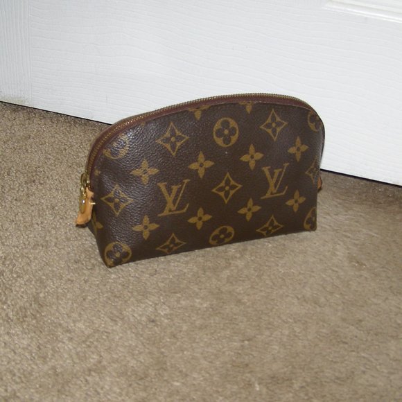 Louis Vuitton Brown Monogram Cosmetic Bag - Picture 1 of 12